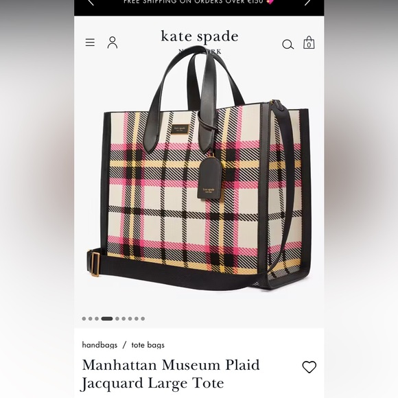 Kate Spade sold out large tote bag. Great holiday gift! - Picture 1 of 6